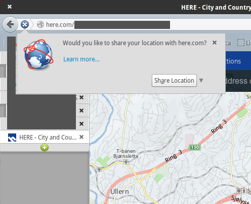Geo location example